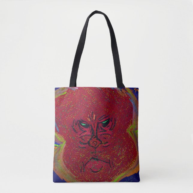 Face of a Flame  Medium Tote Bag (Devant)