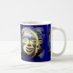 face soleil/ face lune tasse de café
