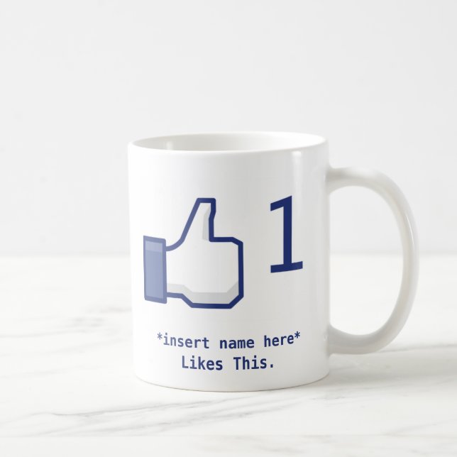 Facebook aiment la tasse (Droite)