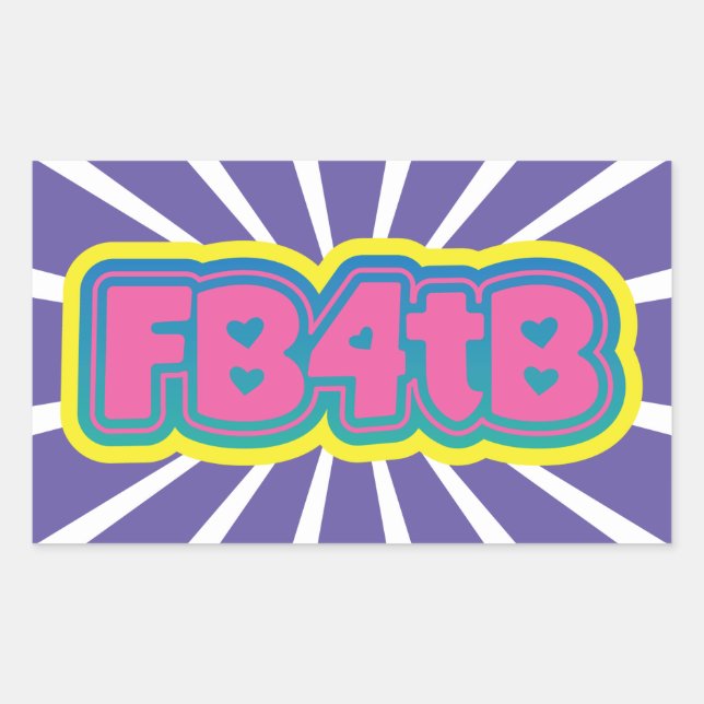 Facebook pour les autocollants aveugles ! (Devant)