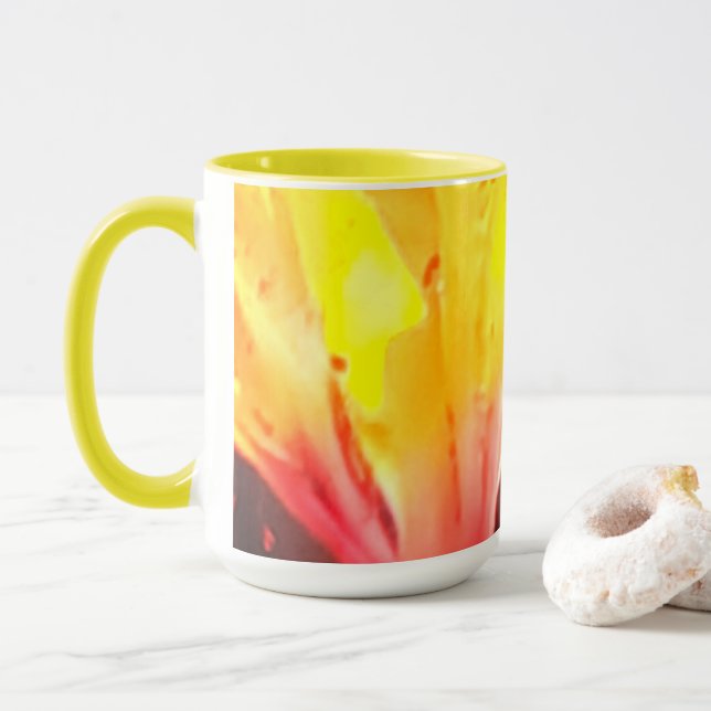 Faces sur une Mug Combo (Avec donut)