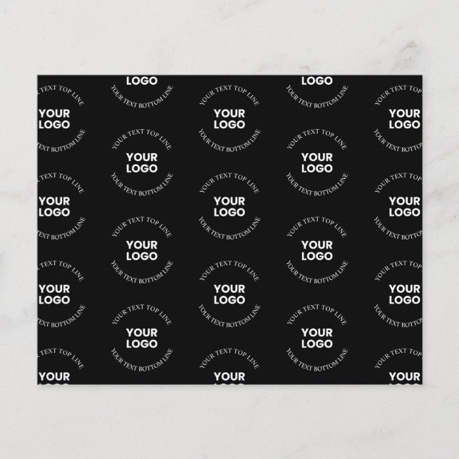 Facile à remplacer Logo et Motif de texte modifiab (Devant)