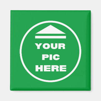 FACILE ! Aimant carré - 2 pouces - Personnalisé