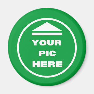 FACILE ! Aimant rond - Standard, 2¼ Pouce - Person