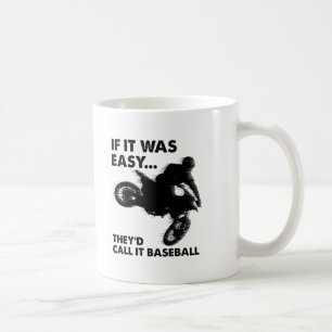 Facile est la tasse drôle de base-ball