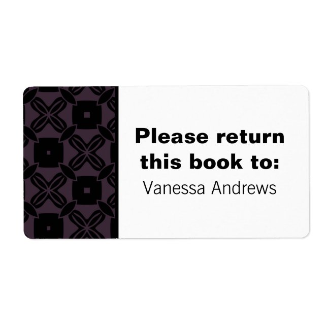 Facile Étiquettes d'assiettes de beauté (Devant)