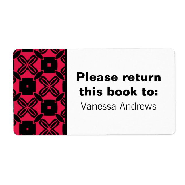 Facile Étiquettes d'assiettes de beauté (Devant)