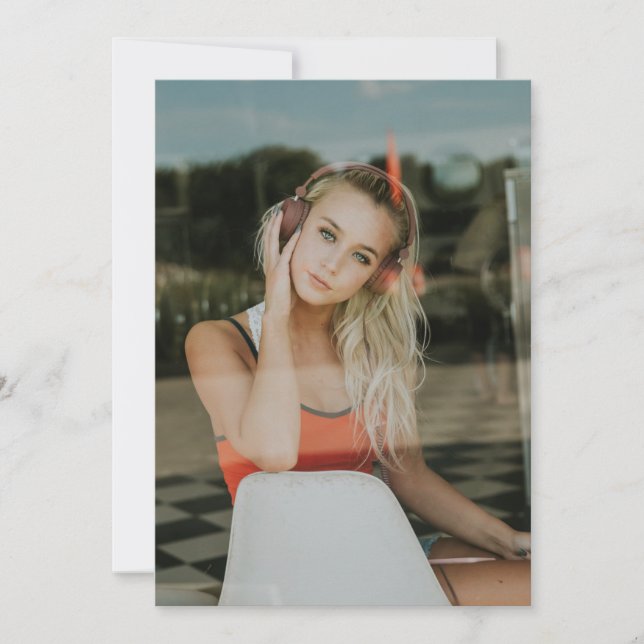 FACILE ! Invitations - Personnalisées - Ajouter vo (Devant)