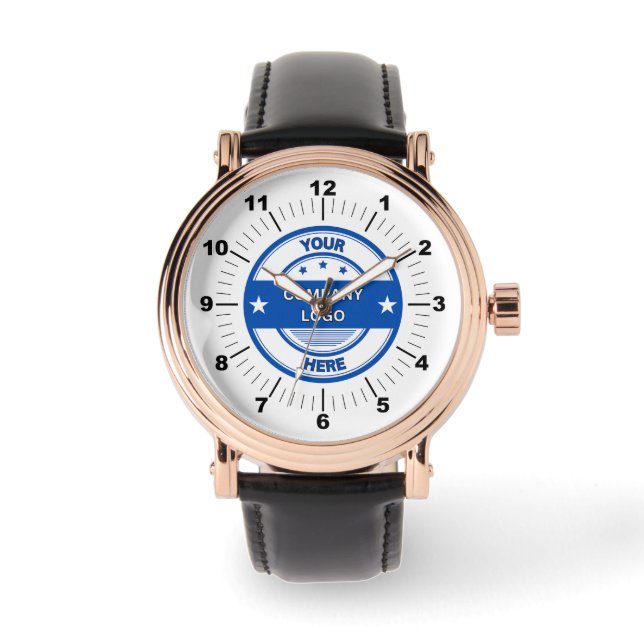 FACILE ! Montre Homme - Rose personnalisé Gold Vin (Recto)