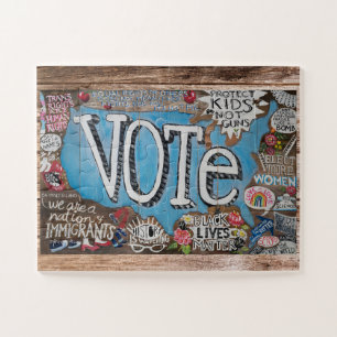 FACILE puzzle VOTE LOUD