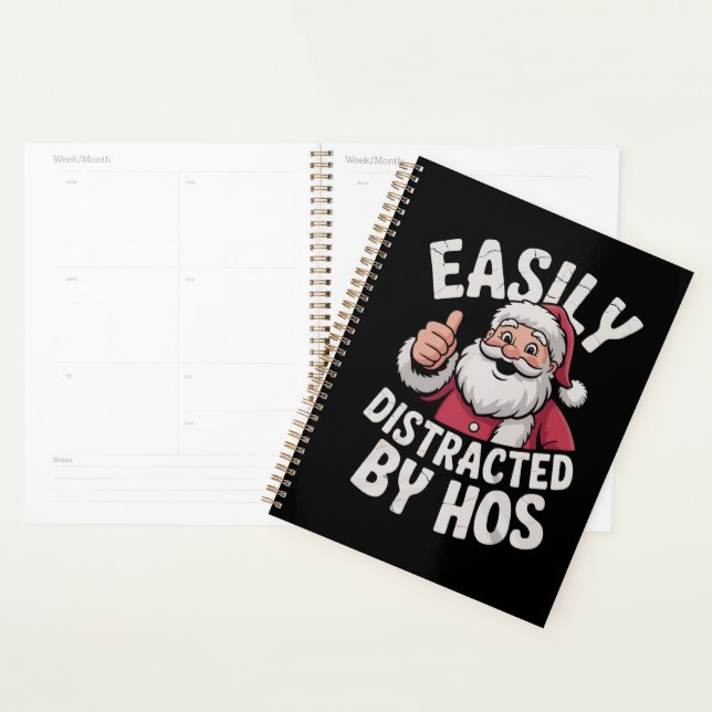 Facilement distrait par Hos Funny Christmas Party (Devant avec enveloppe)
