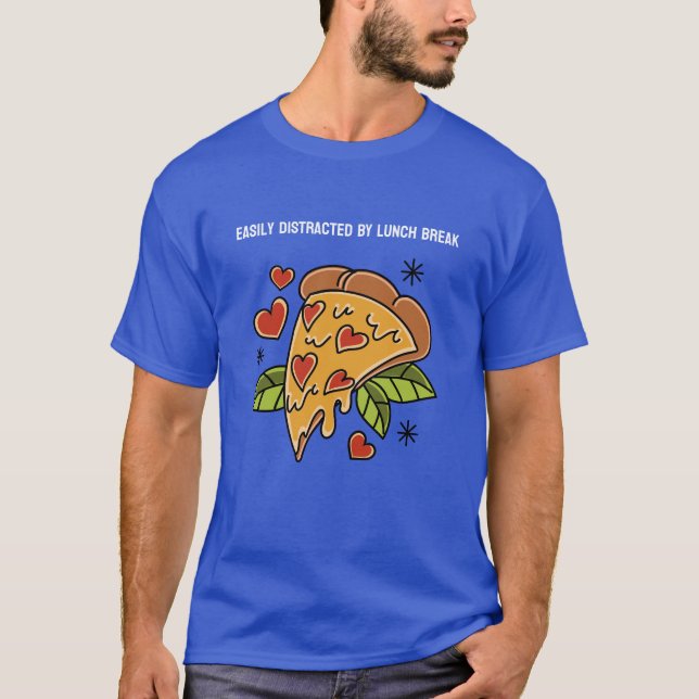 Facilement Distrait Par La T-Shirt De L'École De P (Devant)