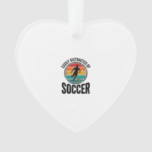 Facilement Distrait Par Le Football Design De T-Sh