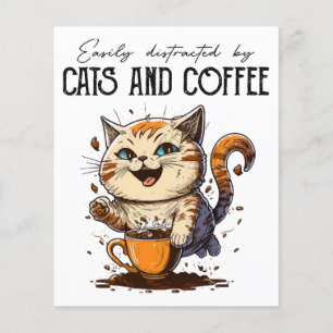 Facilement Distrait Par Les Chats Et Le Café Amour