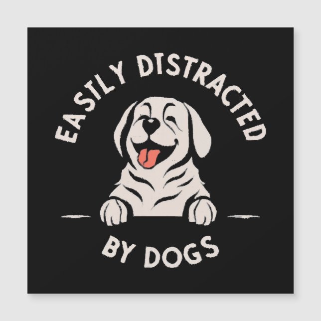 Facilement distrait par les chiens (Devant)