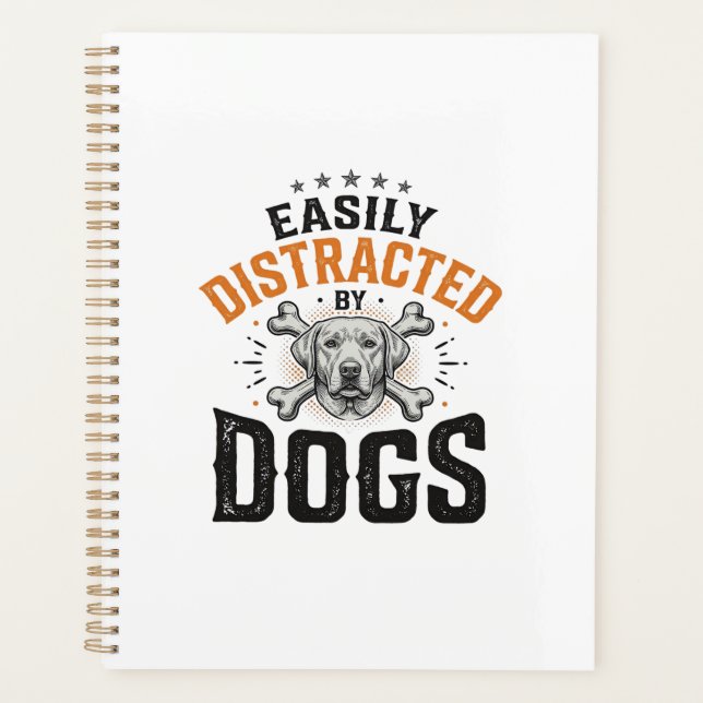 Facilement Distrait Par Les Chiens Conception De C (Devant)