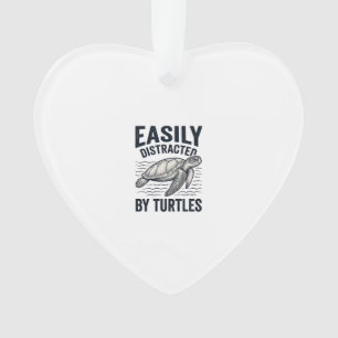 Facilement Distrait Par Les Tortues Design De T-Sh