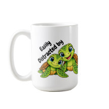 Facilement Distrait par les Tortues | Mug de la Vi