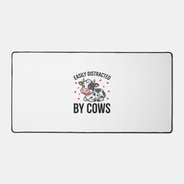 Facilement distrait par les vaches Graphique de va (Recto)