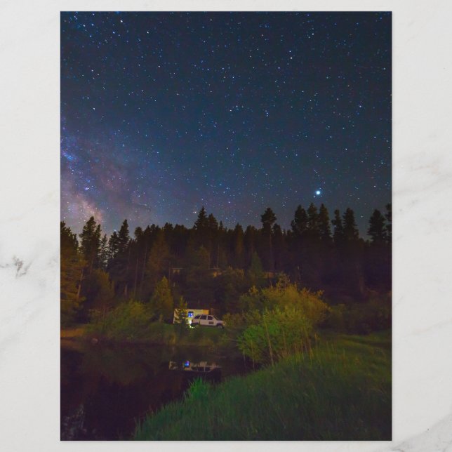 façon laiteuse, étoiles, nuit, nuit, étoile, astro (Devant)