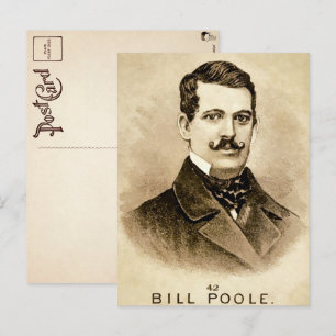 Facturer vintage la carte postale du boucher