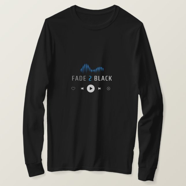 Fade 2 noir foncé long Sweat - shirt à capuche à m (Design devant)