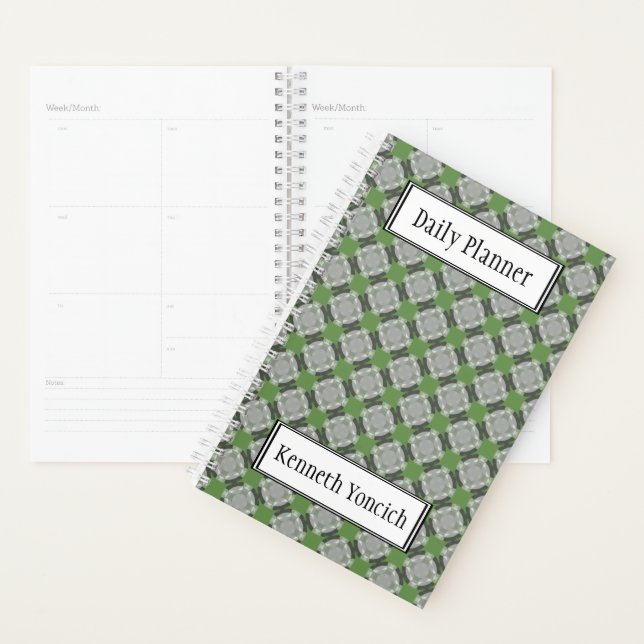 Faded Circle Grid par Kenneth Yoncich (Devant avec enveloppe)