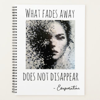 Fading monochrome face