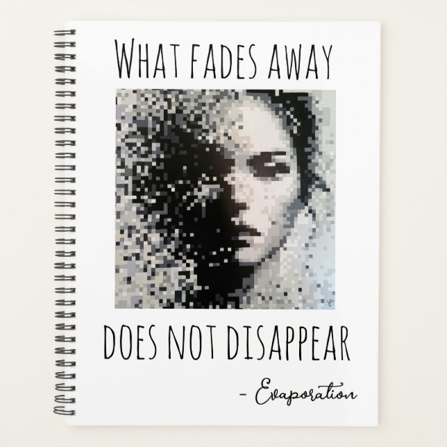 Fading monochrome face (Devant)