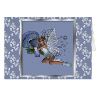 Faery bleu 4 de dentelle de KRW
