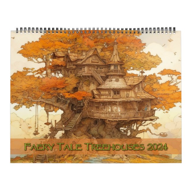 Faery Tale Treehouses 2024 Calendrier (Protection)