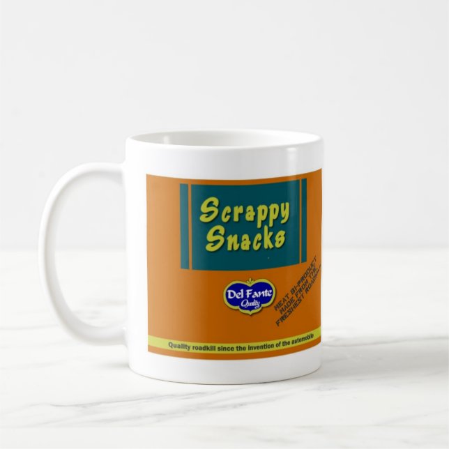 Faible tasse d'étiquette de casse-croûte (Gauche)