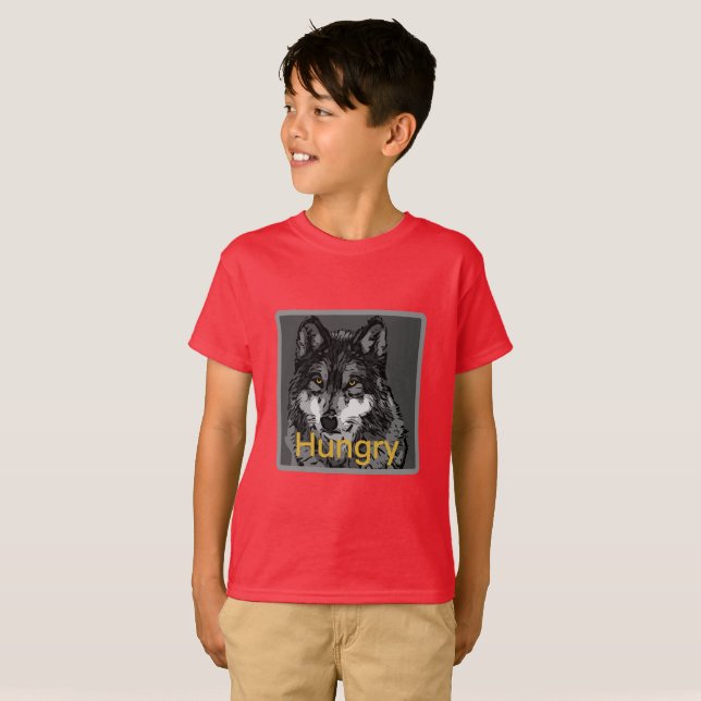 Faim - T-shirt de base pour enfants (Devant entier)