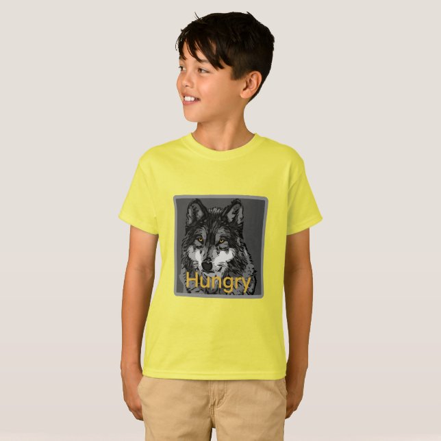 Faim - T-shirt de base pour enfants (Devant entier)