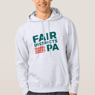 Fair Districts PA Sweat à capuche gris classique