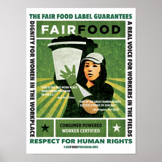 Fair Food Poster - Small (Devant)
