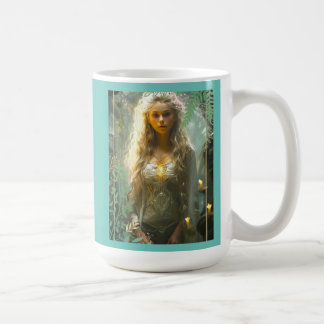Fair Maiden dans le jardin Café Mug