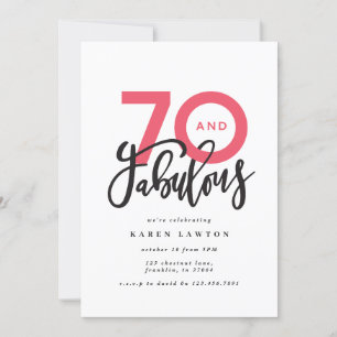 Faire 70 look bon anniversaire moderne