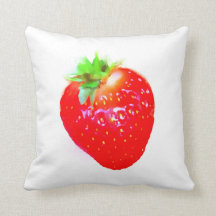 Faire bon accueil au coussin de fraise