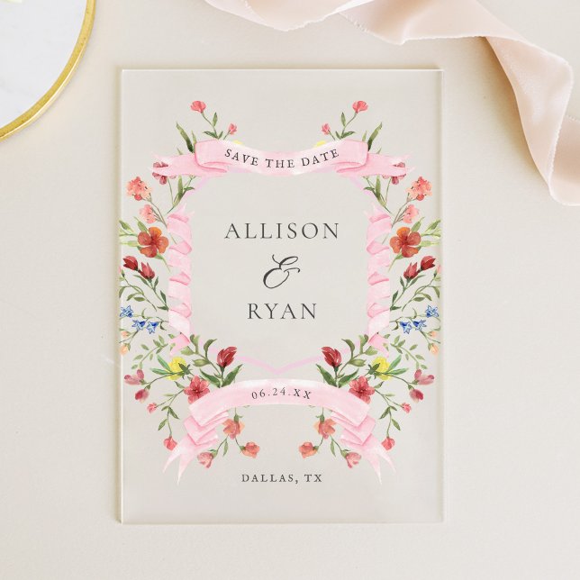 Faire carte de faire-part de mariage aux fleurs sa (Créateur téléchargé)