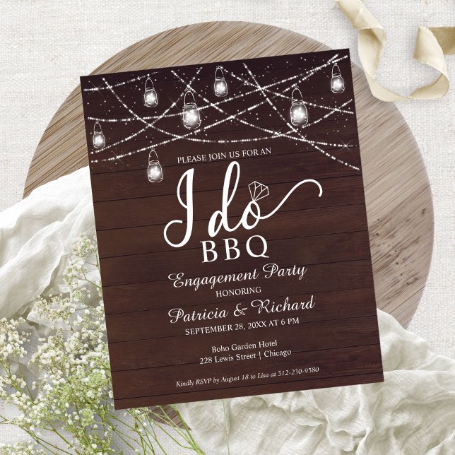 Faire carte de invitation de fête de fiançailles r (Créateur téléchargé)