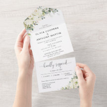 Faire carte d'invitation de mariage aux fleurs bla