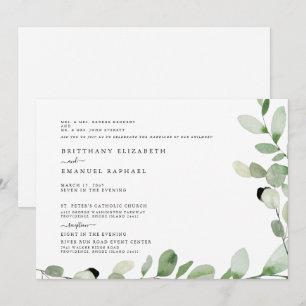 Faire carte d'invitation de mariage blanche avec l