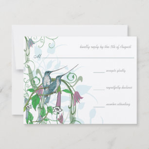 Faire carte d'invitation de mariage pour oiseaux-m