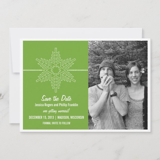 Faire carte d'invitation pour le jour de Noël, ver (Devant)