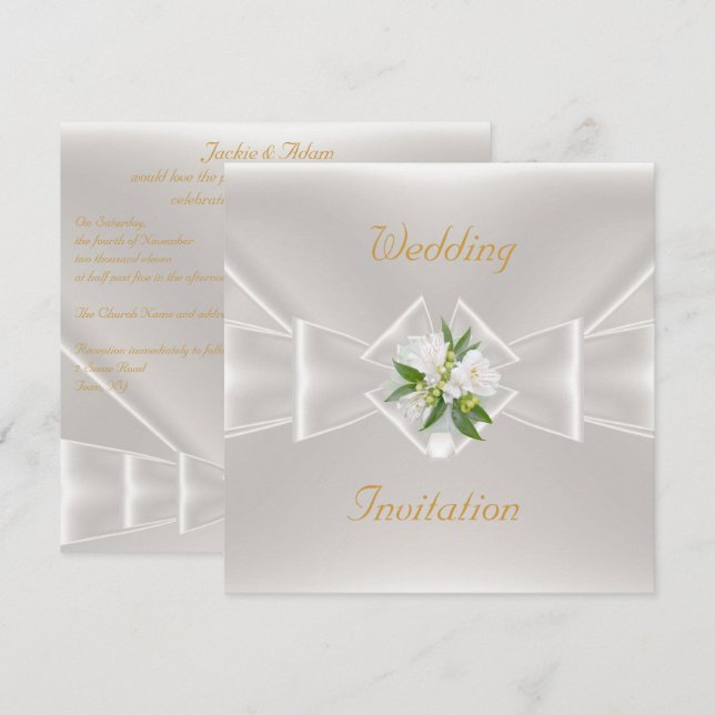 Faire Cartes de Mariage (Devant / Derrière)
