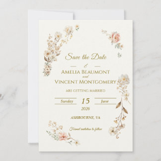 Faire Carton d'Invitation Botanique pour Sauvegard