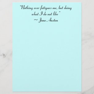 Faire Ce Que Je N'Aime Pas Citation De Jane Austen