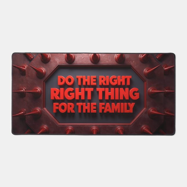 Faire ce qui est juste pour la famille (Recto)
