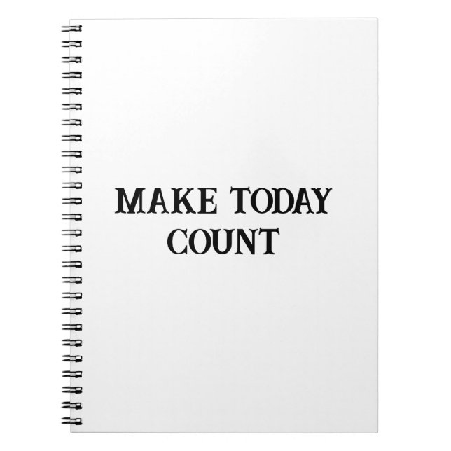 Faire compter aujourd'hui le Carnet de motivation (Devant)